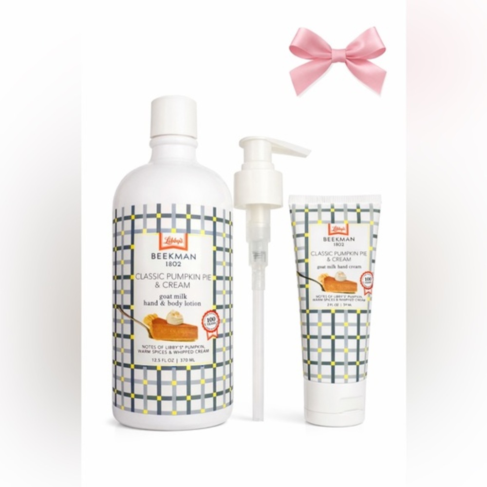 🎀 Beekman 1802 Classic Pumpkin Pie & Cream 100-Year Anniversary Goat Milk Duo